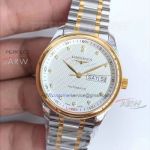 Perfect Replica Swiss Longines Master Collection 2 Tone Day-Date Luxury Replica Watches
